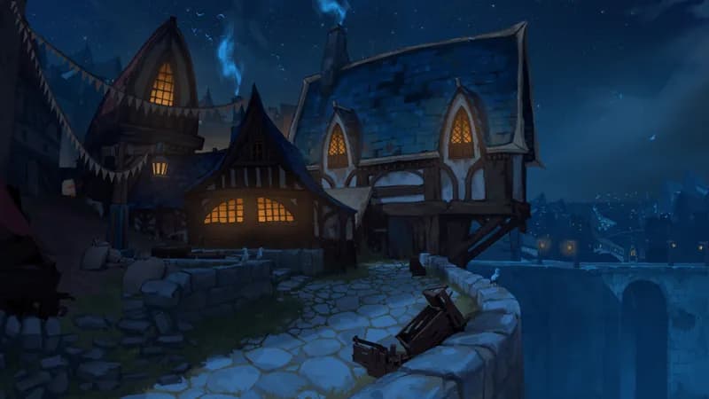 Low Town Docks map, City Night variant thumbnail