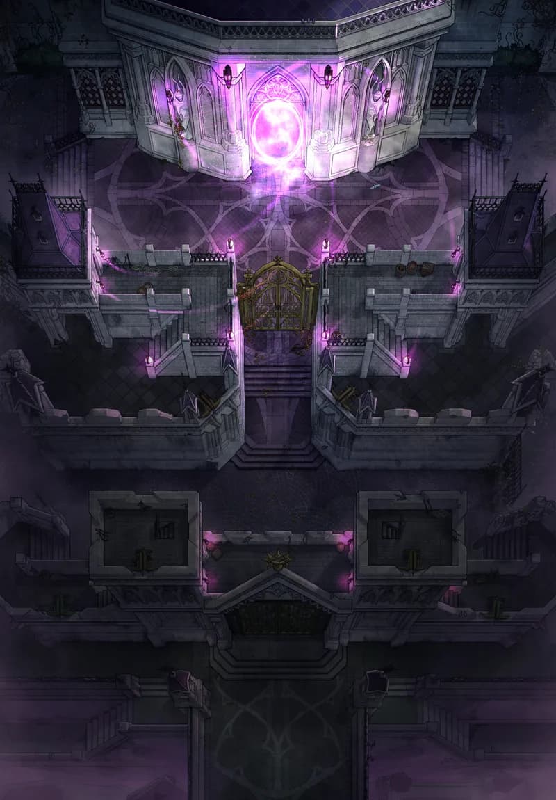 Gated Ramparts map, Portal variant thumbnail