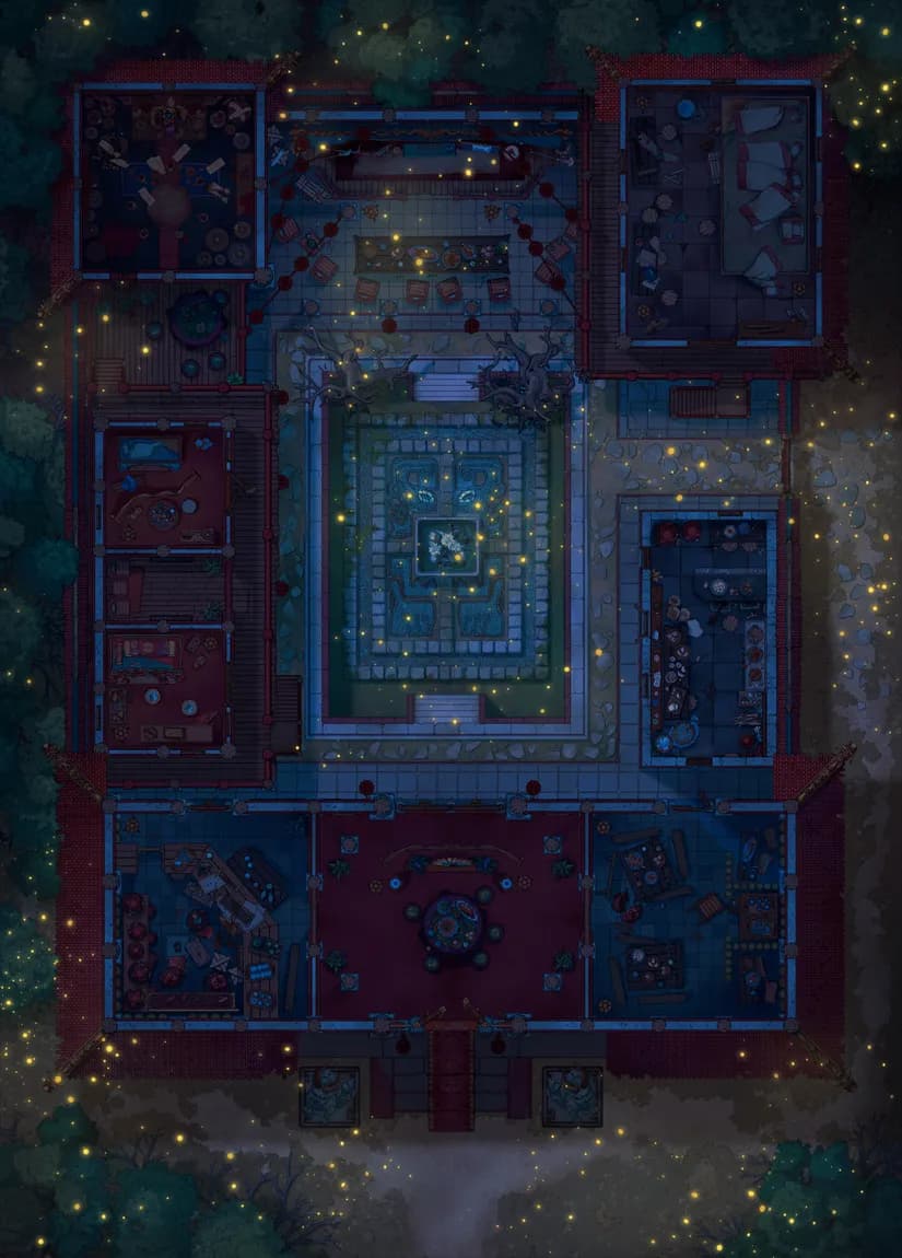 Wuxia Tavern map, Fireflies variant thumbnail