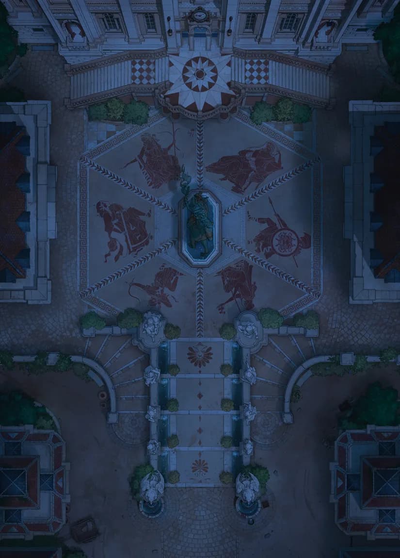 Grand Duke's Plaza map, Dark variant thumbnail