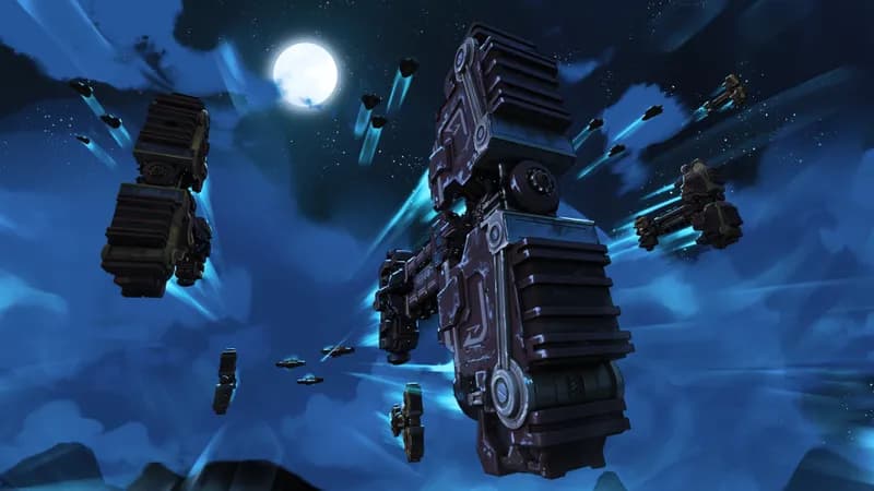 Dwarven Battle Fleet map, Landfall Night variant thumbnail