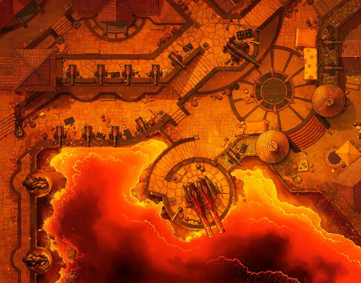 Port Bastion map, Lava variant thumbnail