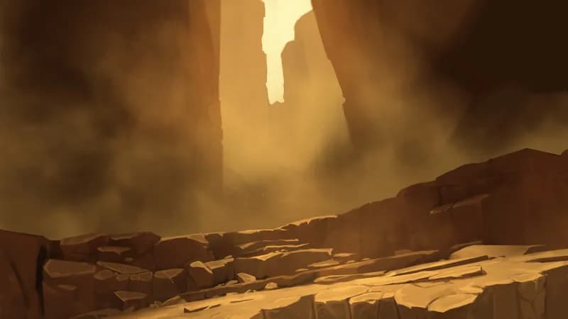 Annis Hag Lair map, Cliff variant thumbnail