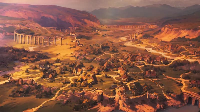 Starter Village map, Sunset variant thumbnail