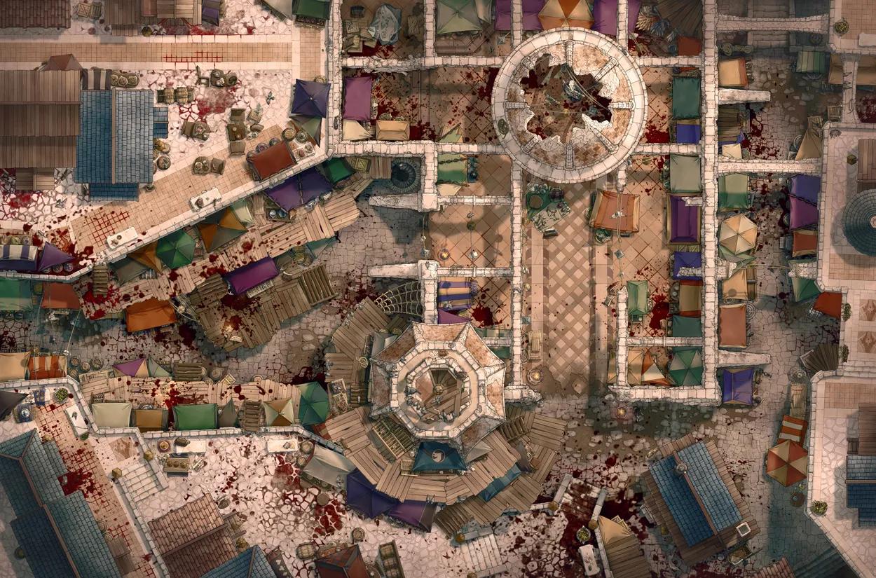 Black Market Streets map, Massacre variant thumbnail