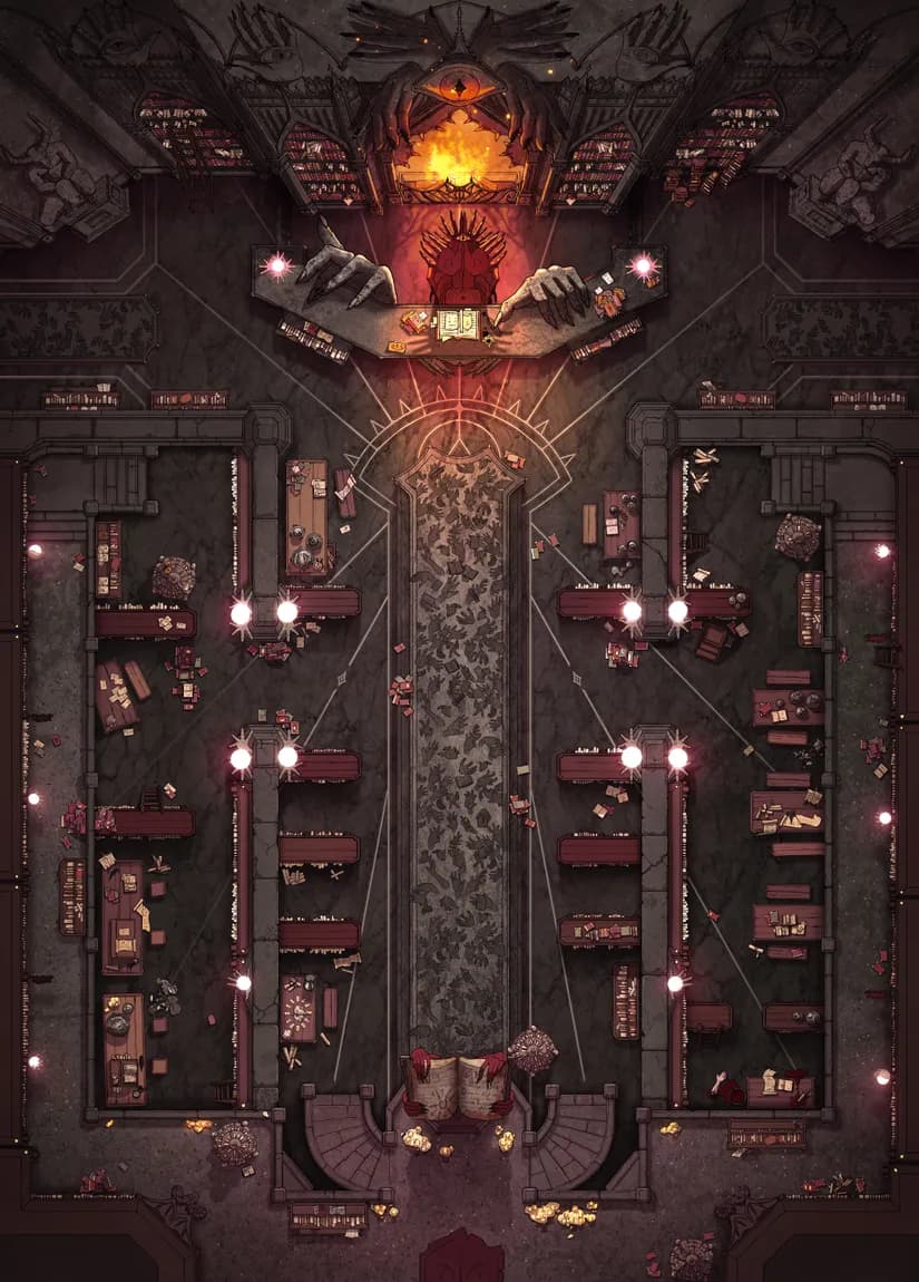 Demonic Library map, Stone variant thumbnail