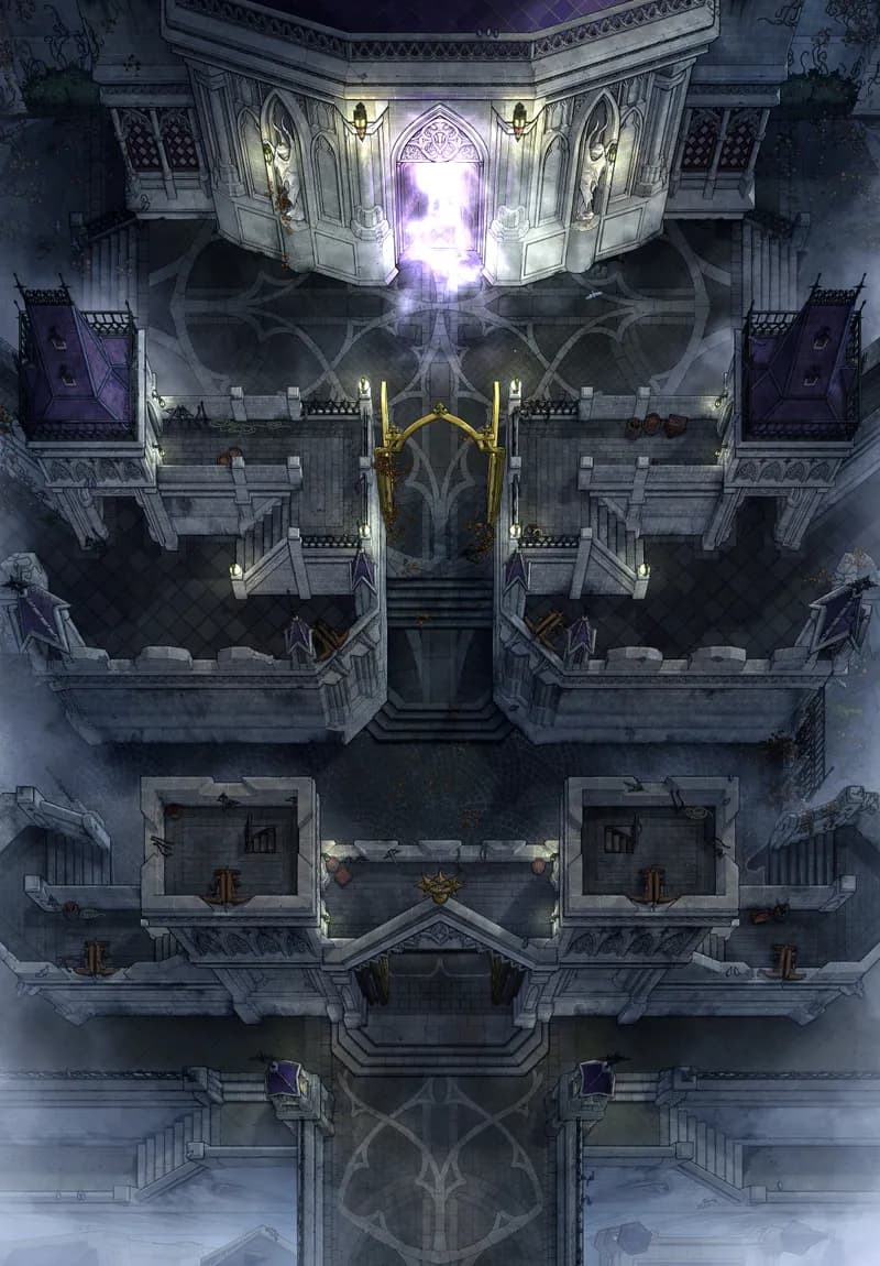 Gated Ramparts map, Open Gates variant thumbnail