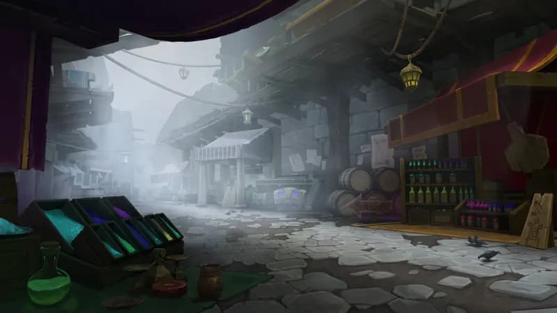Black Market Streets map, Fog variant thumbnail