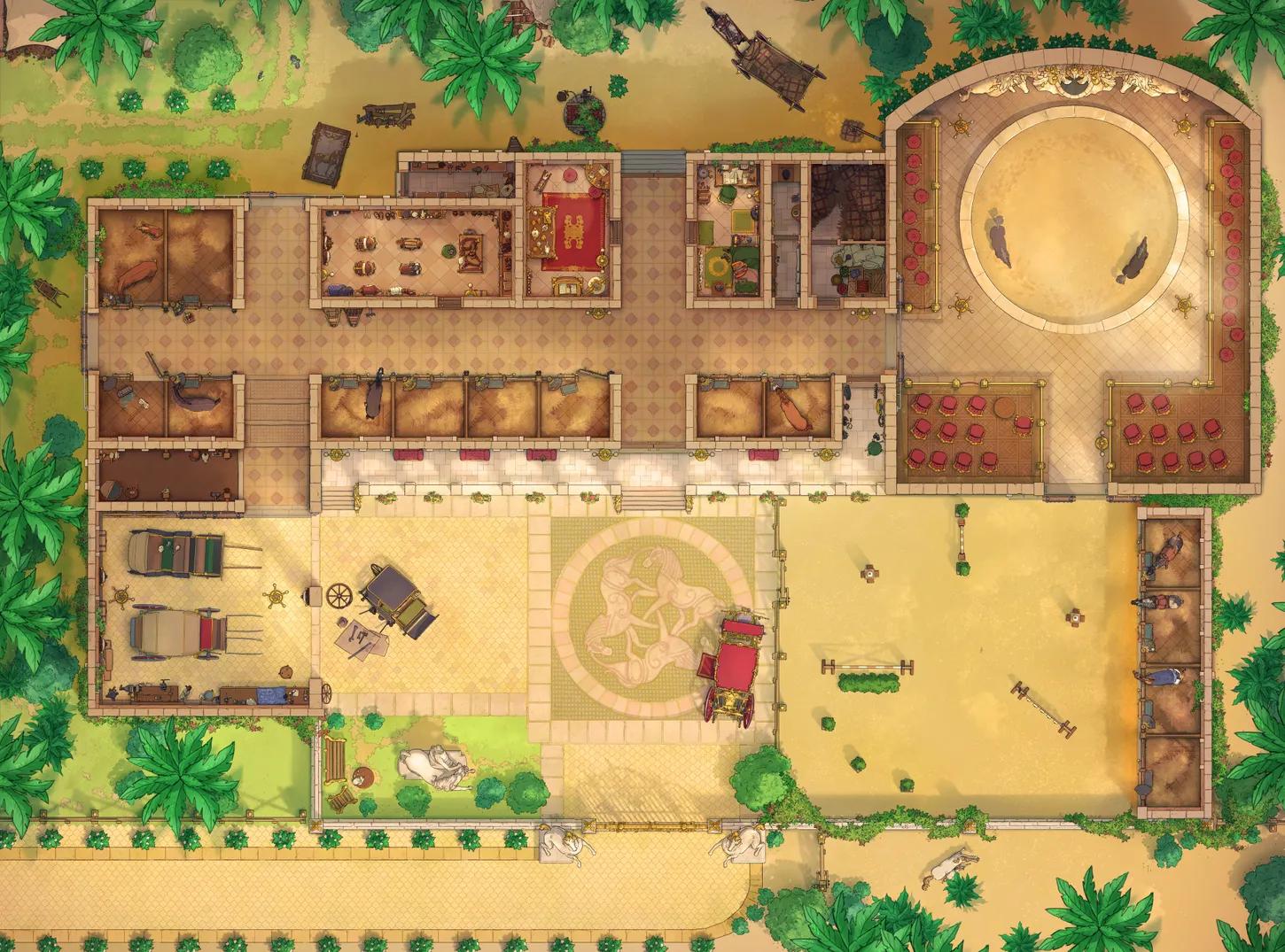 Royal Stables map, Desert variant thumbnail