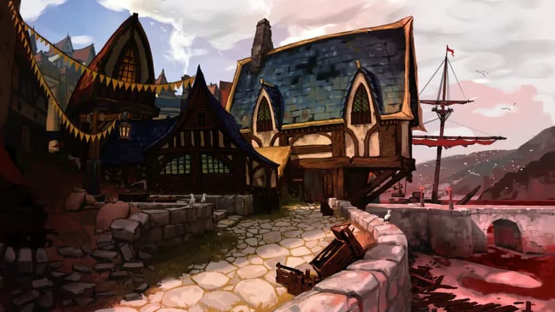 Low Town Docks map, Blood Sea variant thumbnail