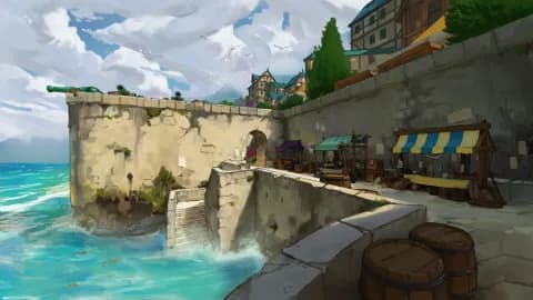 Beach Town map, High Tide variant thumbnail