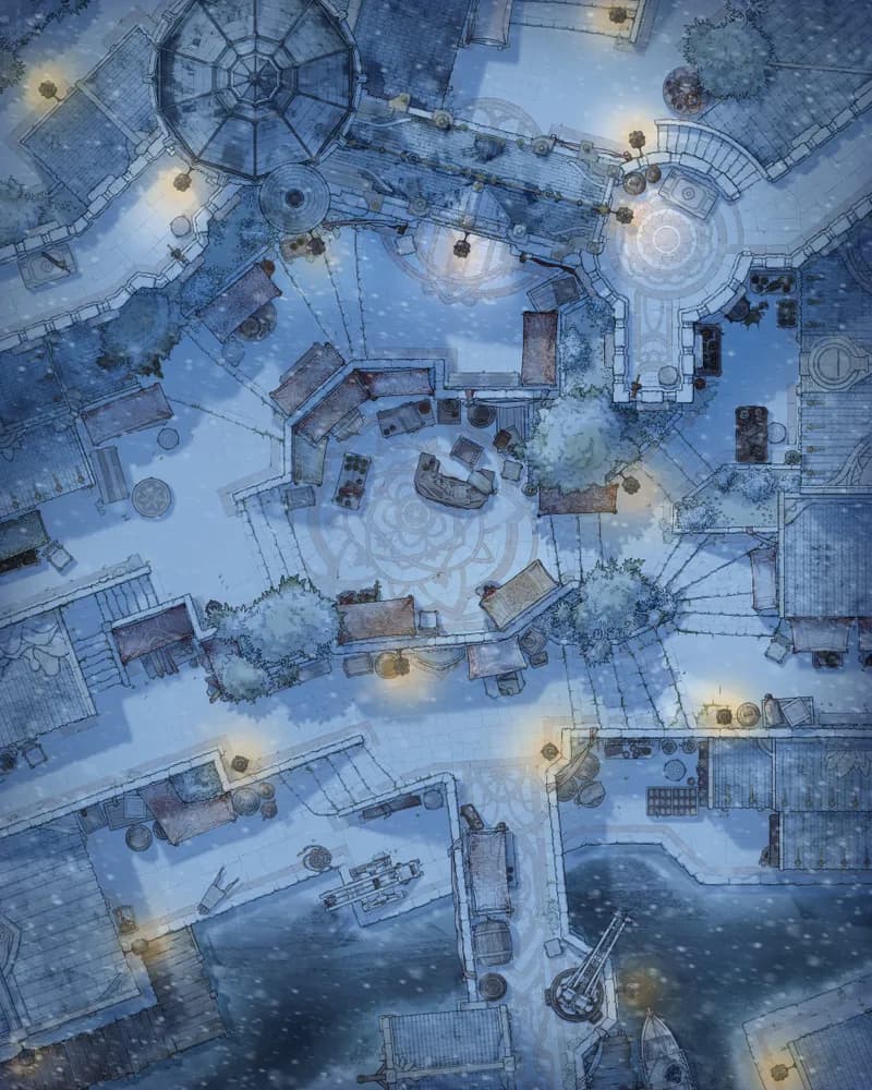 Marketplace Bridge map, Winter variant thumbnail