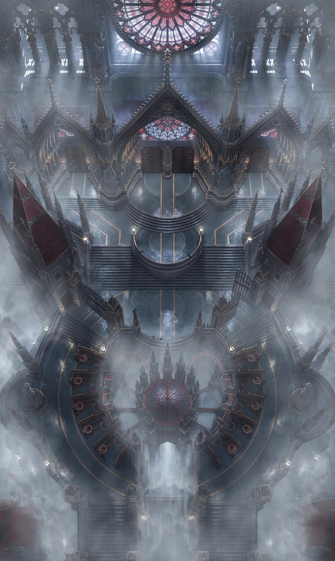 Cathedral of the Eight Exterior map, Fog variant thumbnail