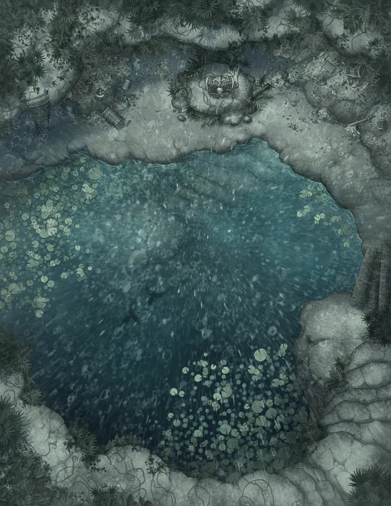 Jungle Treasure Trove map, Rain variant thumbnail