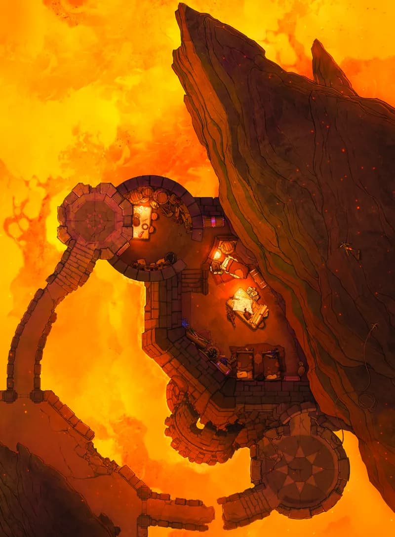 Dragonlands Fort map, Lava Stage 03 variant thumbnail