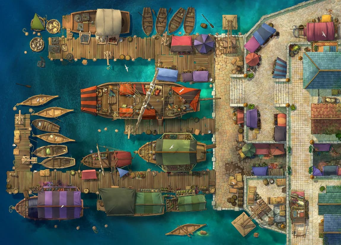 Trading Port map, Original Day variant thumbnail