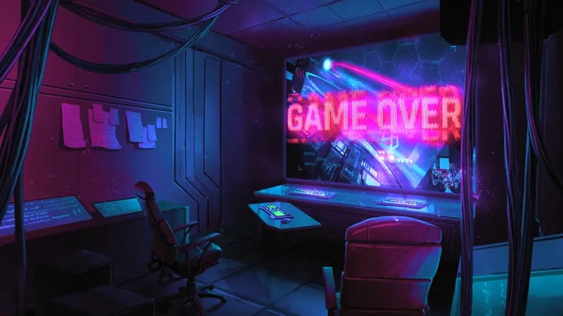 Hacker Base map, Game Over variant thumbnail