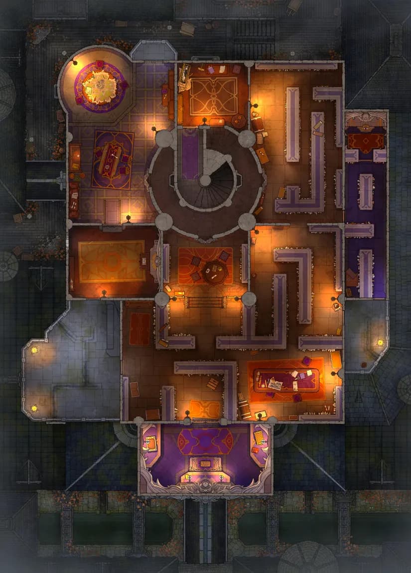 Muniment Chamber map, No Clutter variant thumbnail