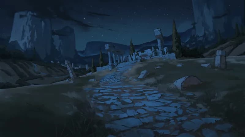 Fey Vineyard map, Plains Night variant thumbnail