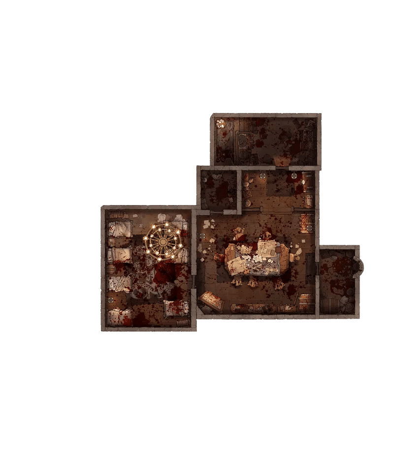 Candle Workshop map, Hidden Basement Massacre variant thumbnail