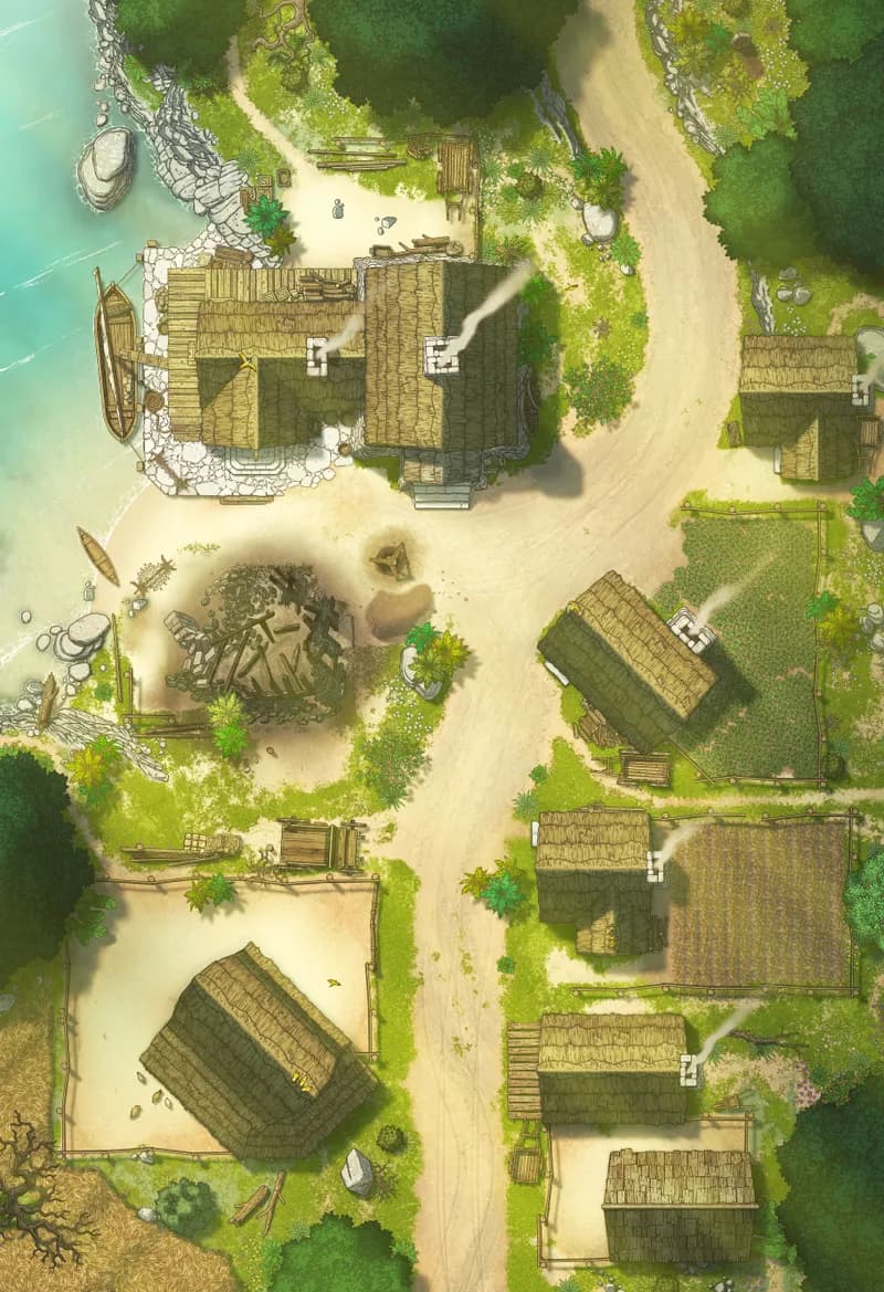 Hauthell map, 02 Tropical Day variant thumbnail