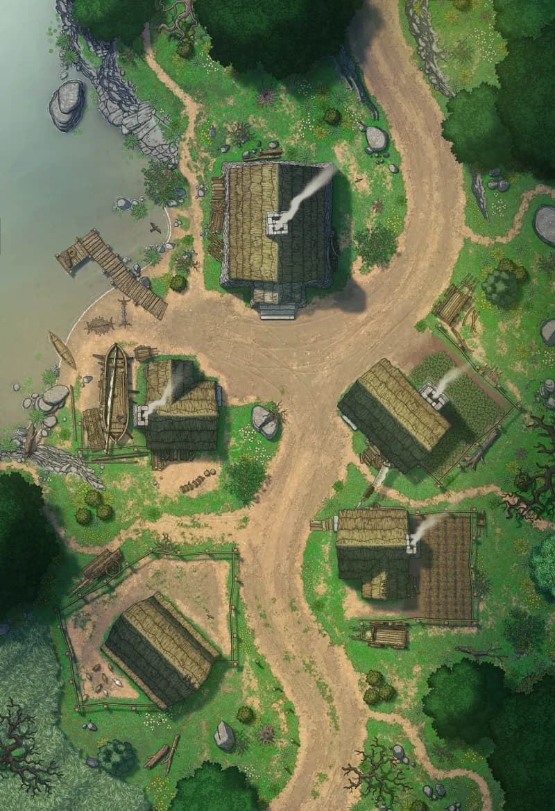 Hauthell map, 01 Lake Day variant thumbnail