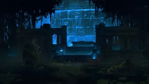 Jungle Temple Entrance map, Symbols Closed variant