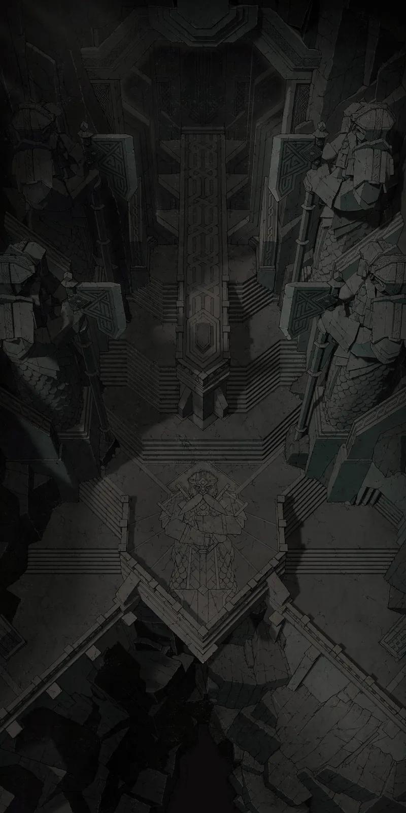 Dwarven Volcano Entrance map, Dark variant thumbnail