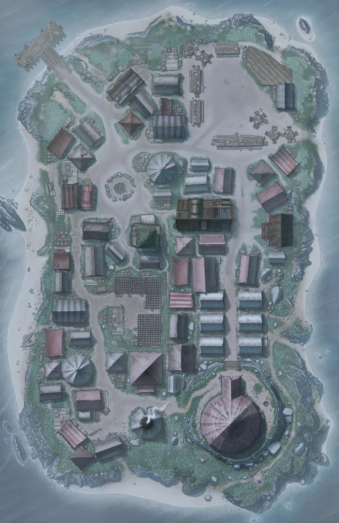 Pelgrut Hideaway map, Moody Island Day variant thumbnail