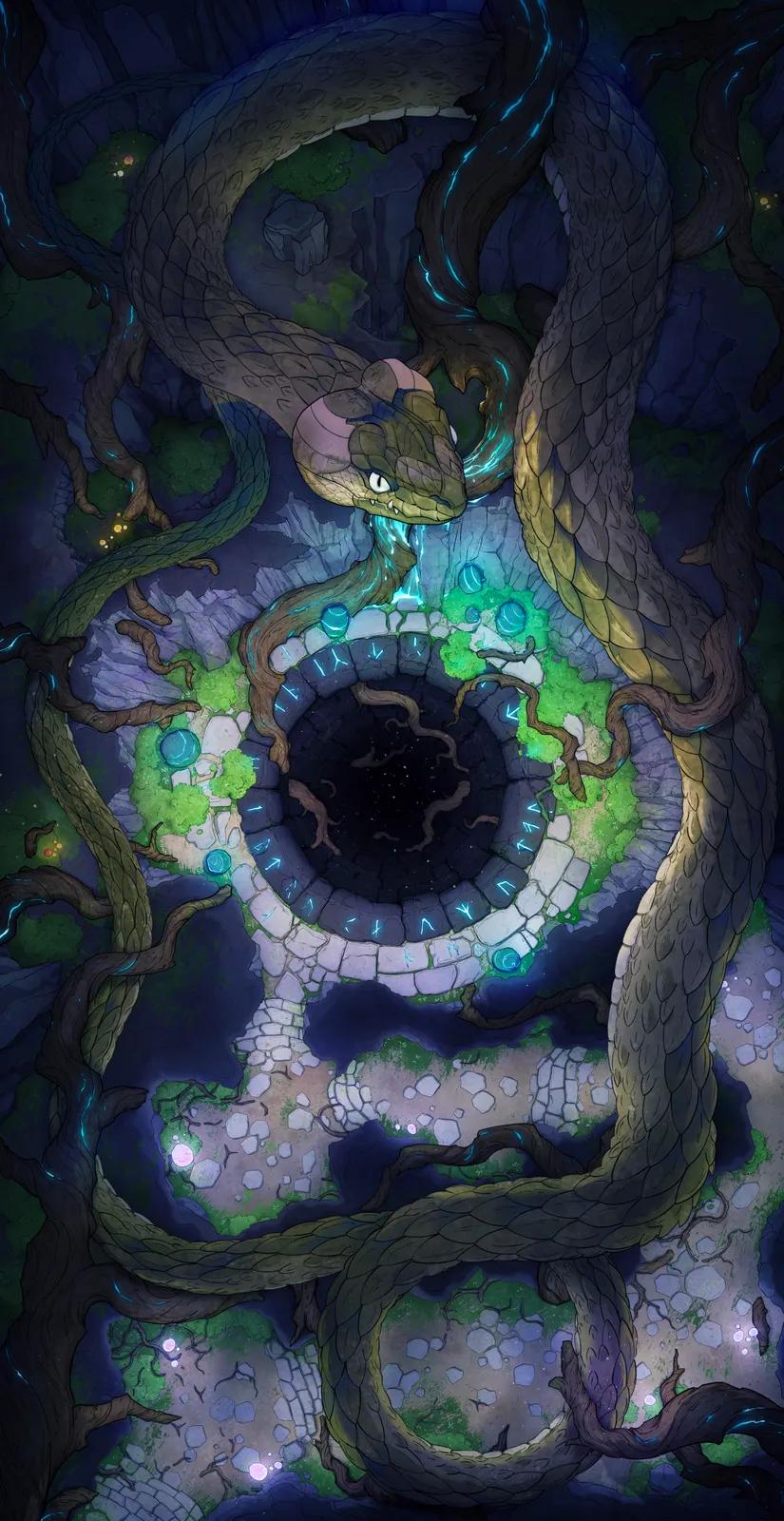 Yggdrasil Roots map, Yggdrasil Serpent variant thumbnail