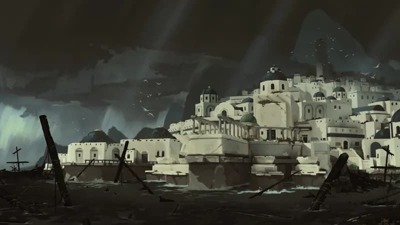 Shimmering Port map, Shipwreck variant thumbnail