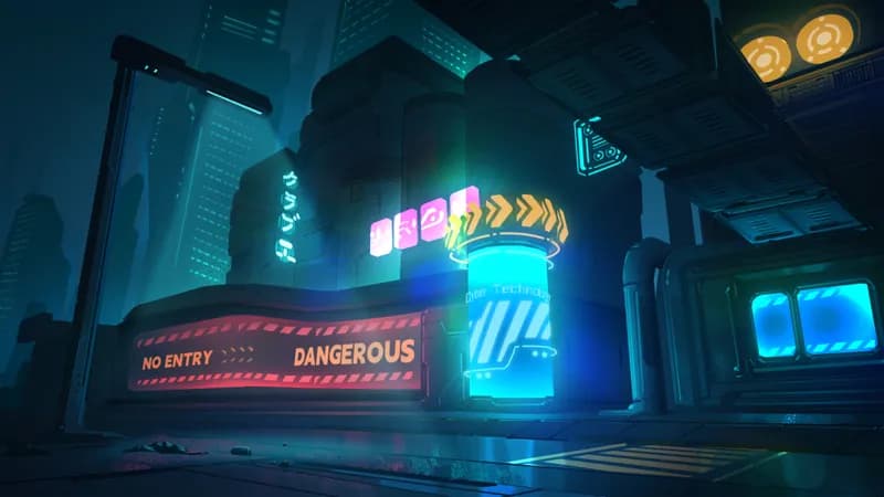 Cyberpunk City Streets map, Original Night variant thumbnail