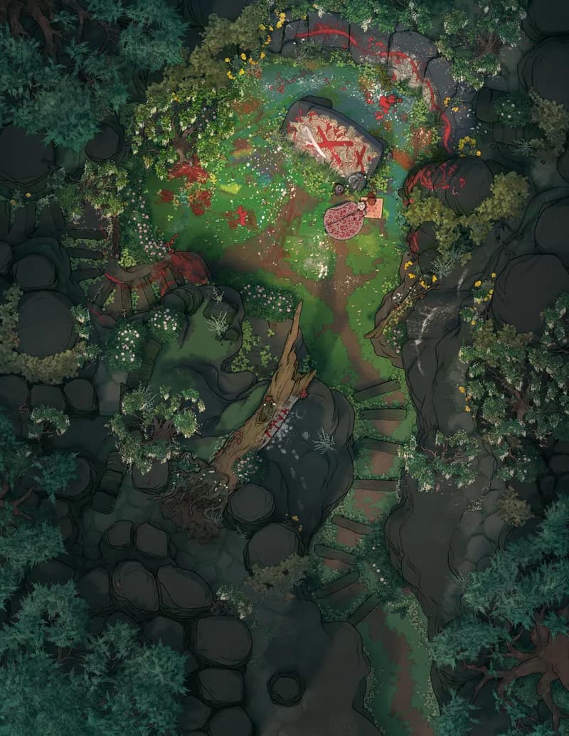 Dragon's Memorial map, Graffiti variant thumbnail