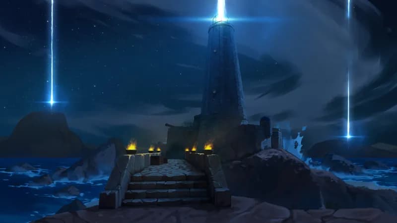 Lighthouse Isle map, Beacons variant thumbnail