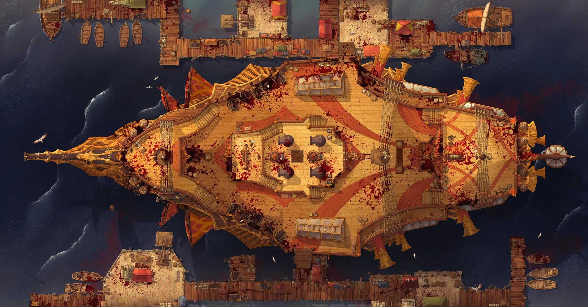 Dragon Ship Exterior map, Massacre variant thumbnail