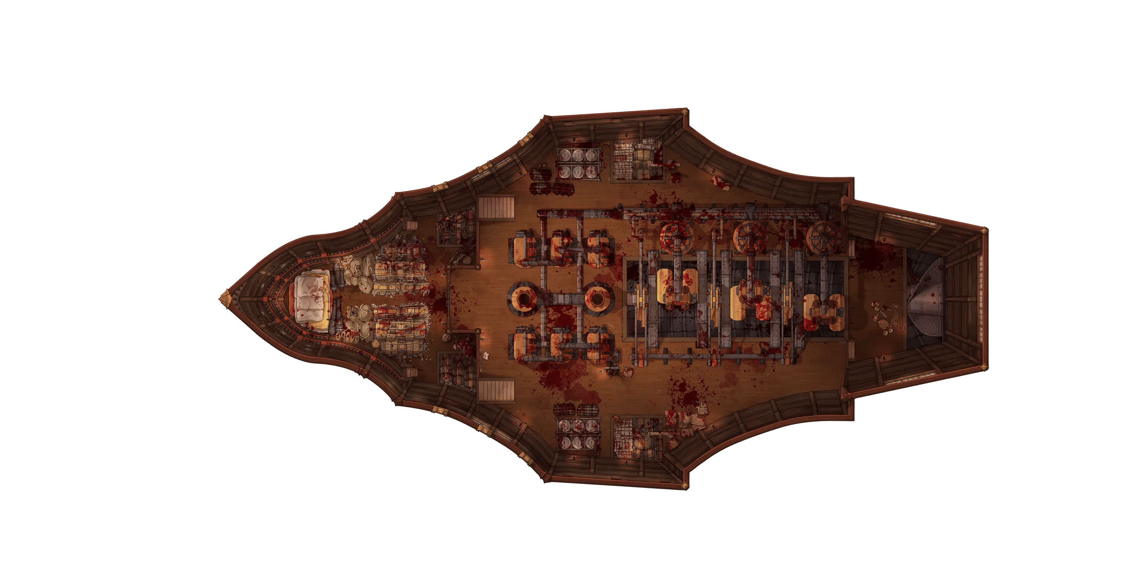 Dragon Ship - Engine Room map, Massacre variant thumbnail