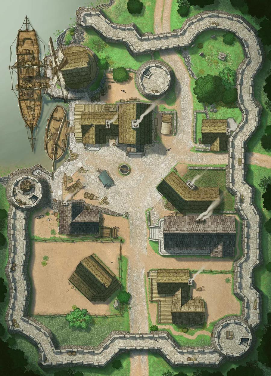 Hauthell map, 04 Lake Day variant thumbnail
