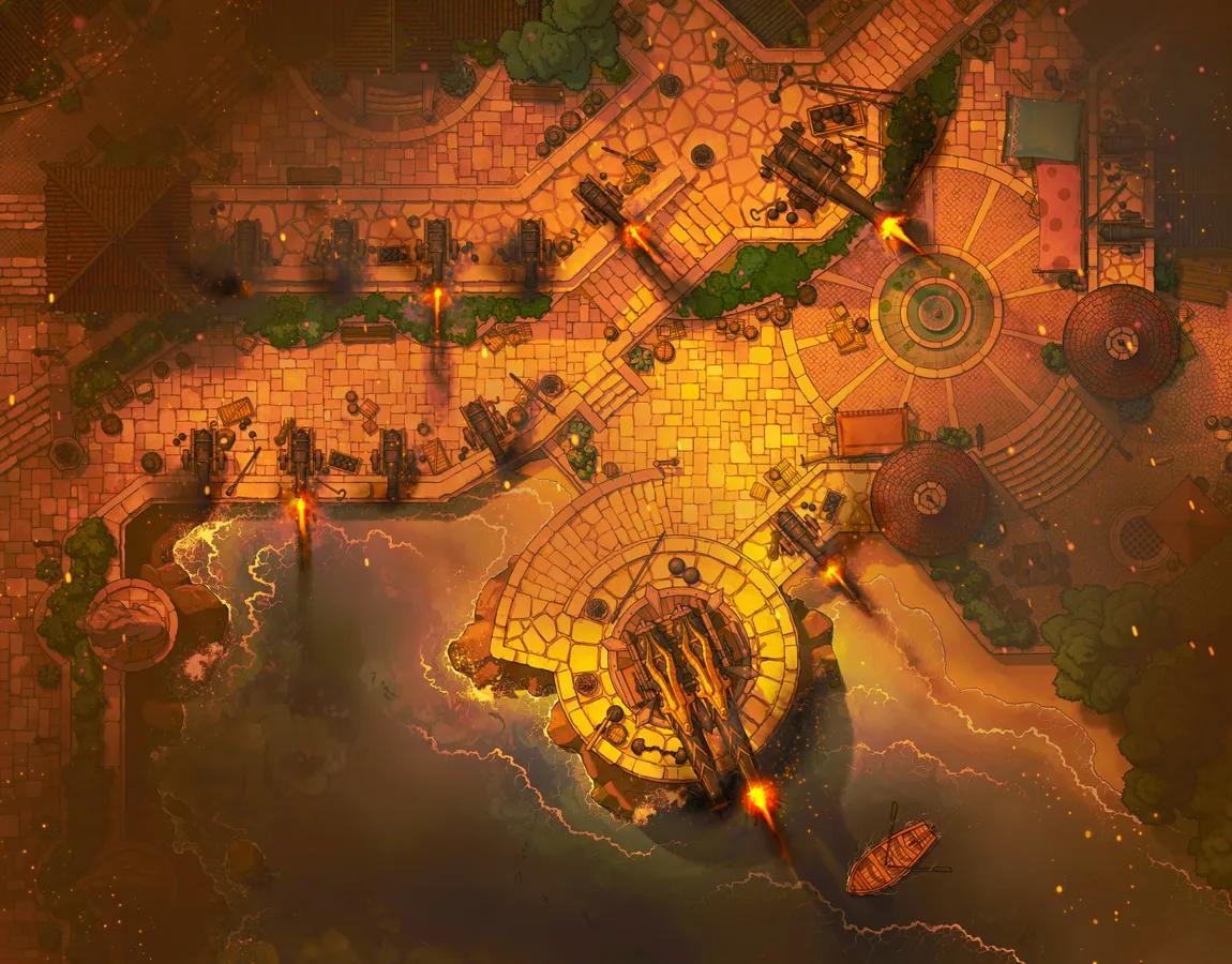 Port Bastion map, Fire variant thumbnail