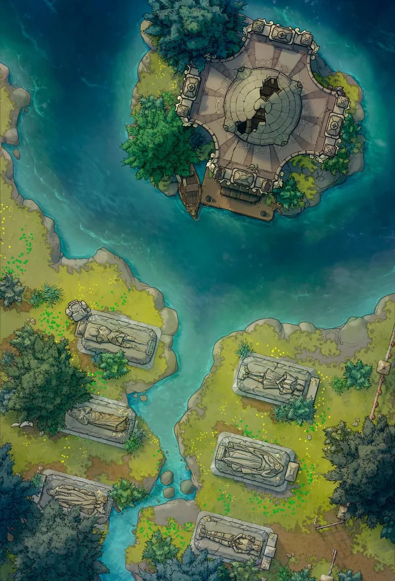 Frozen Tombs map, Summer Day variant thumbnail