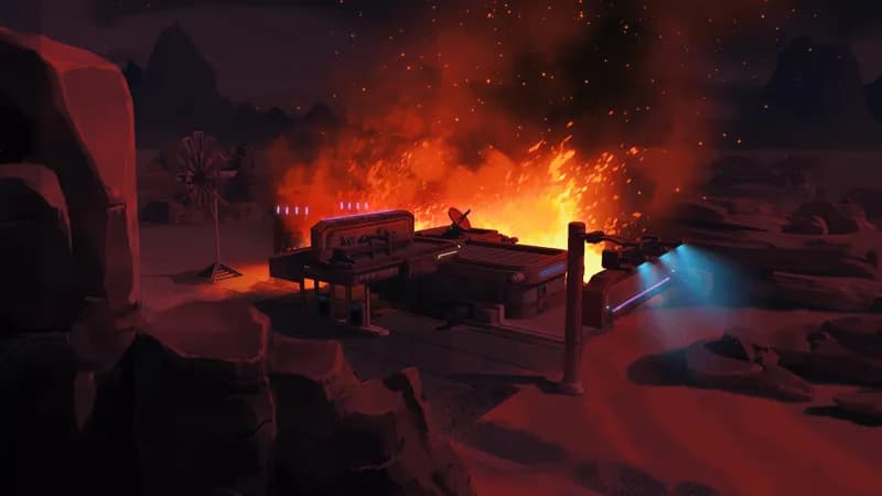 Apocalyptic Fuel Station map, Fire variant thumbnail