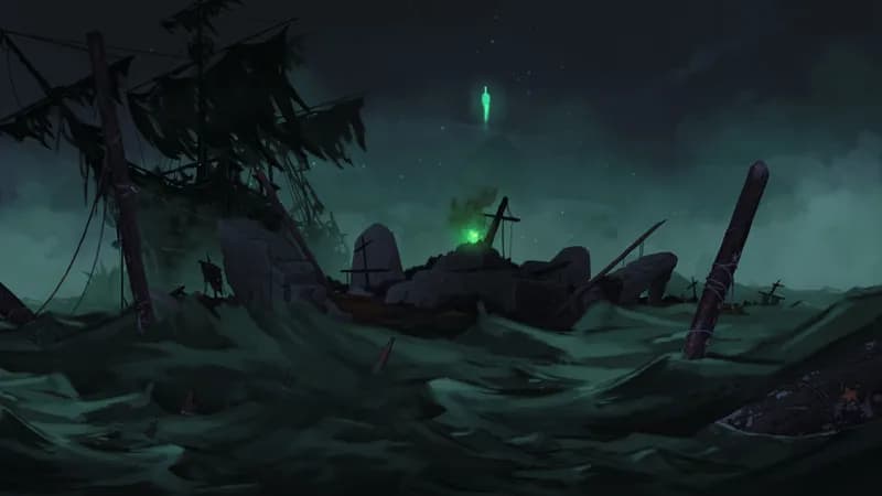 Siren's Shipwreck Shore map, Ghost Ship variant thumbnail