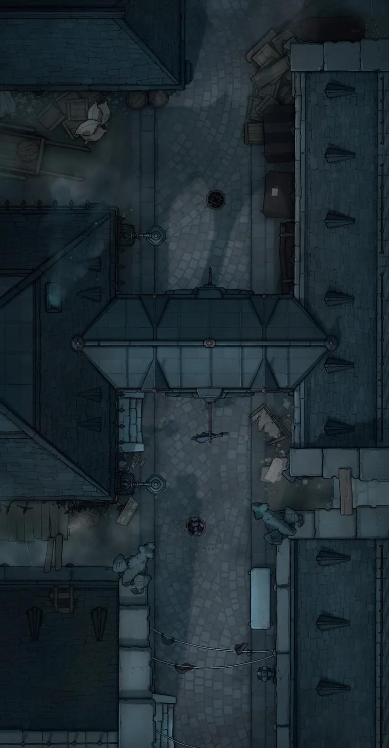 Dark Alleys map, Layout 1 Dark variant thumbnail