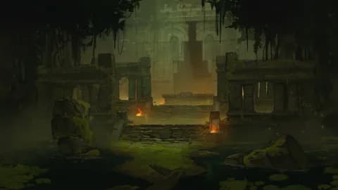 Jungle Temple Entrance map, Original Open Day variant