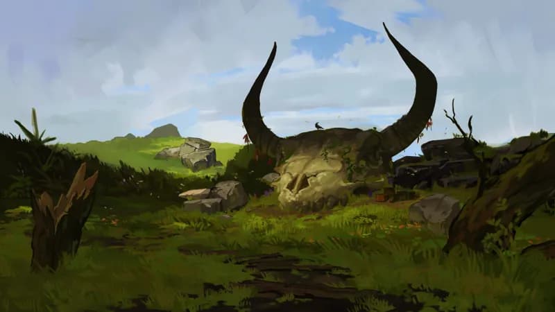 Swamp Graveyard map, Grasslands variant thumbnail