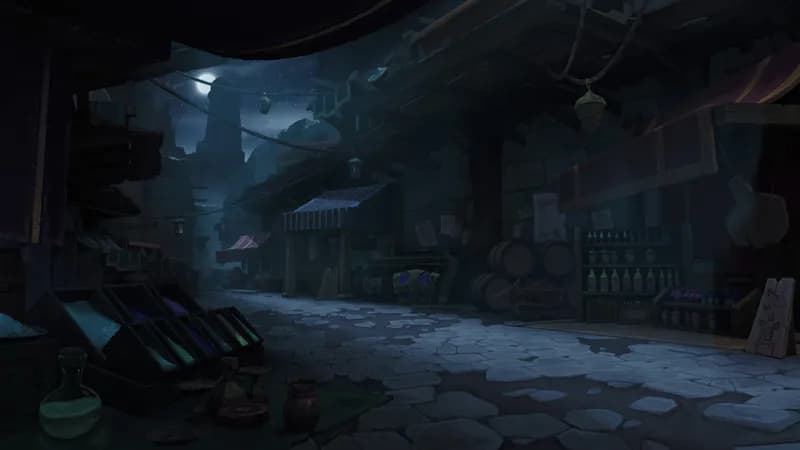 Black Market Streets map, Dark variant thumbnail