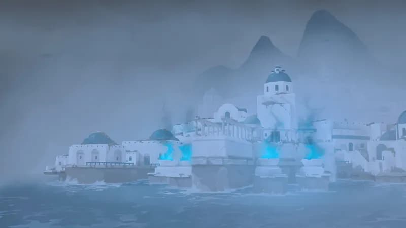 Shimmering Port map, Fog variant thumbnail