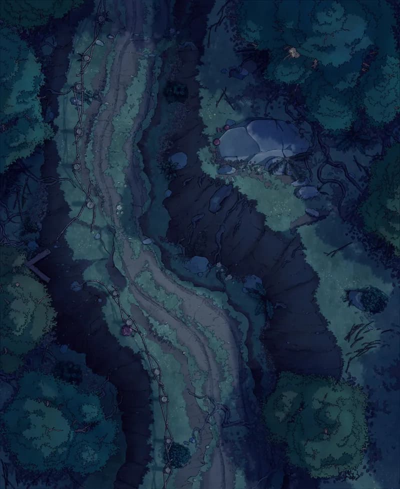 Forest Pass map, Original Night variant thumbnail