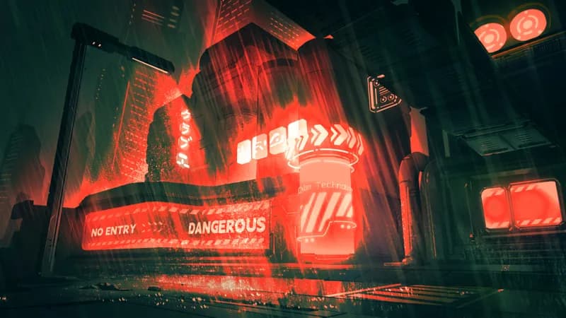 Cyberpunk City Streets map, Alert variant thumbnail
