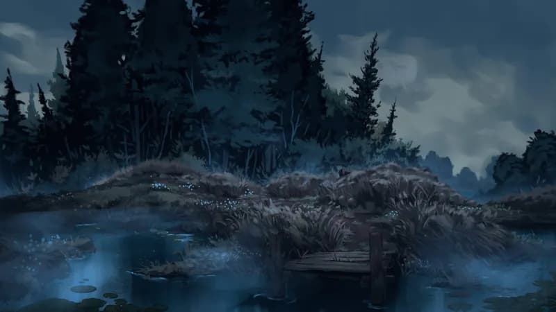 Mellow Marshland Mill map, No Windmill Night variant thumbnail