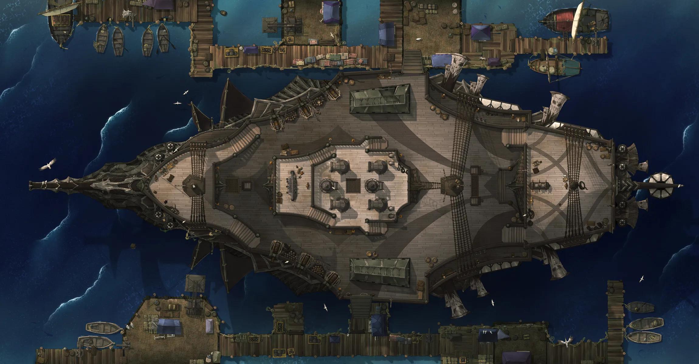 Dragon Ship Exterior map, Pirate variant thumbnail